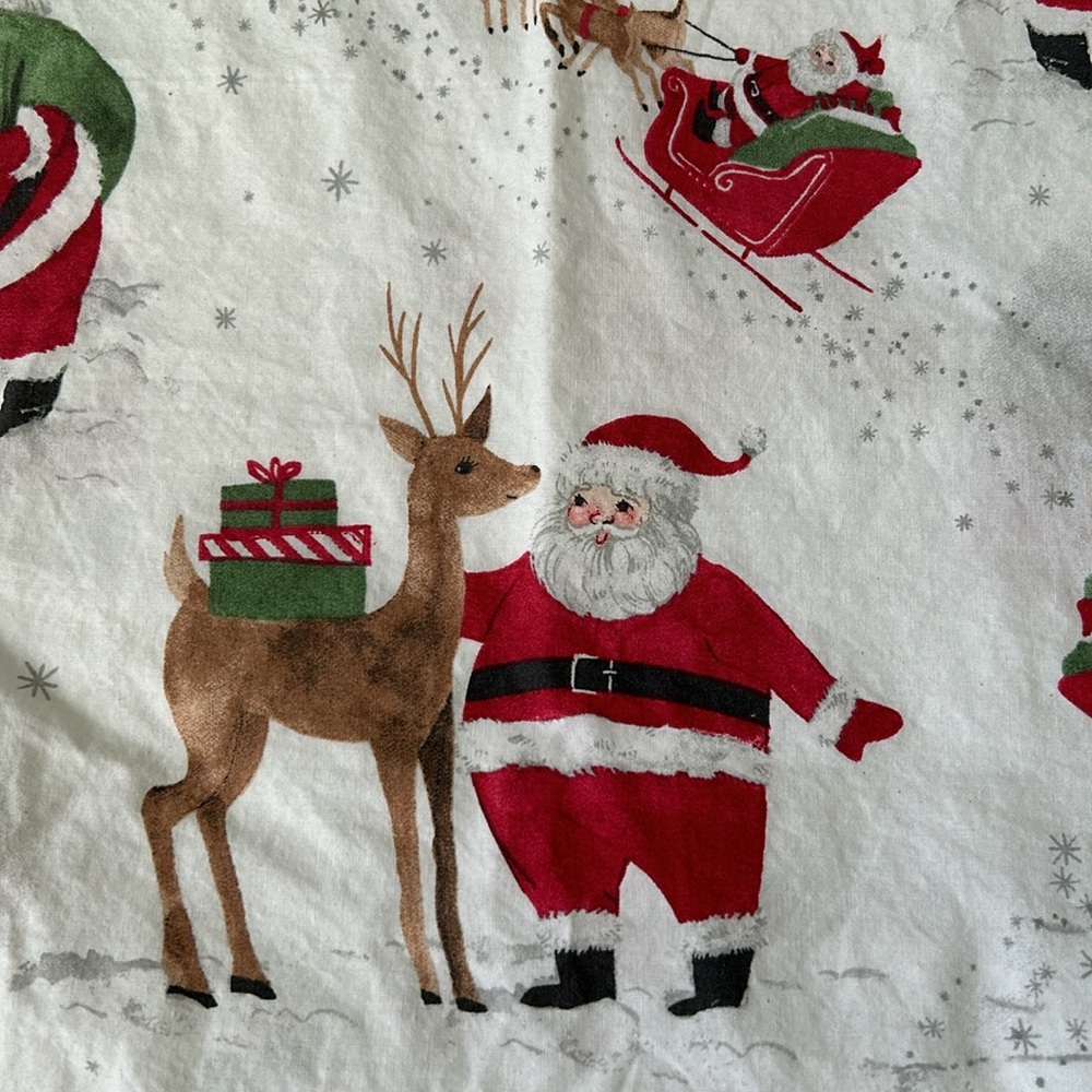 Christmas fitted crib sheet by Pottery Barn Kids